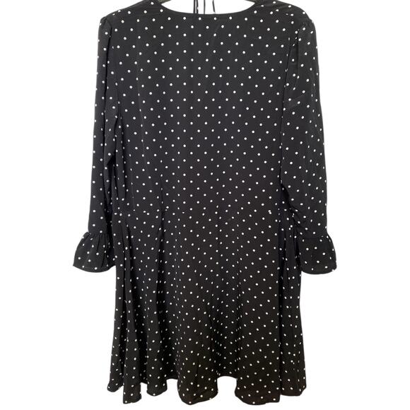 FRNCH Polka Dot Wrap Dress - Picture 7 of 8